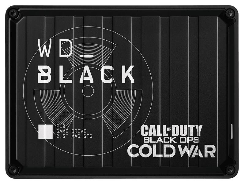 Obrázok Western Digital Black P10 Game Drive 2TB Cold War (WDBAZC0020BBK-WESN) čierny