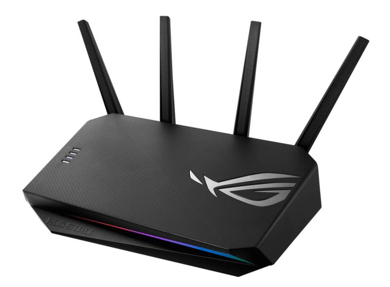 Obrázok ASUS ROG STRIX GS-AX3000 Wireless AX3000 Wifi 6 Router, 4x gigabit RJ45, 1x USB3.0, 90IG06K0-MO3R10