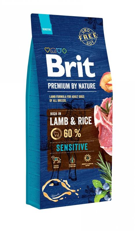 Obrázok Brit Premium Dog by Nature Sensitive Lamb 15kg