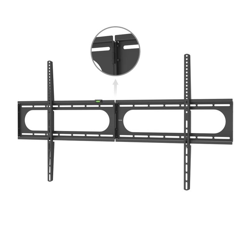 Obrázok Hama Strong, fixný, pre uhlopriečky 37" až 120", nosnosť 100 kg (118129) čierny