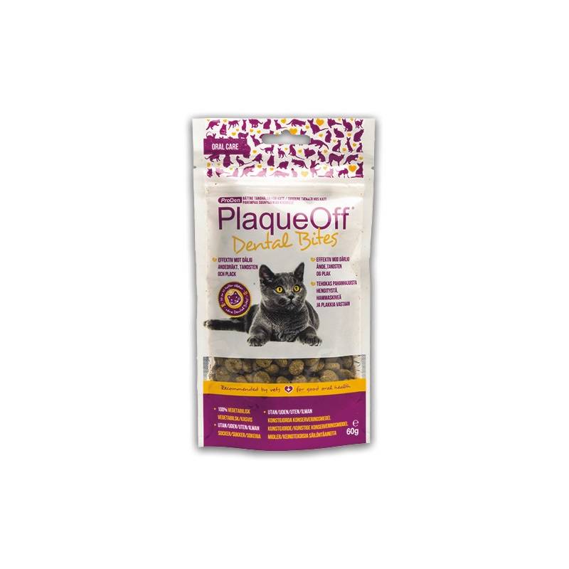 Obrázok PlaqueOff Dental Bites Cat 60g