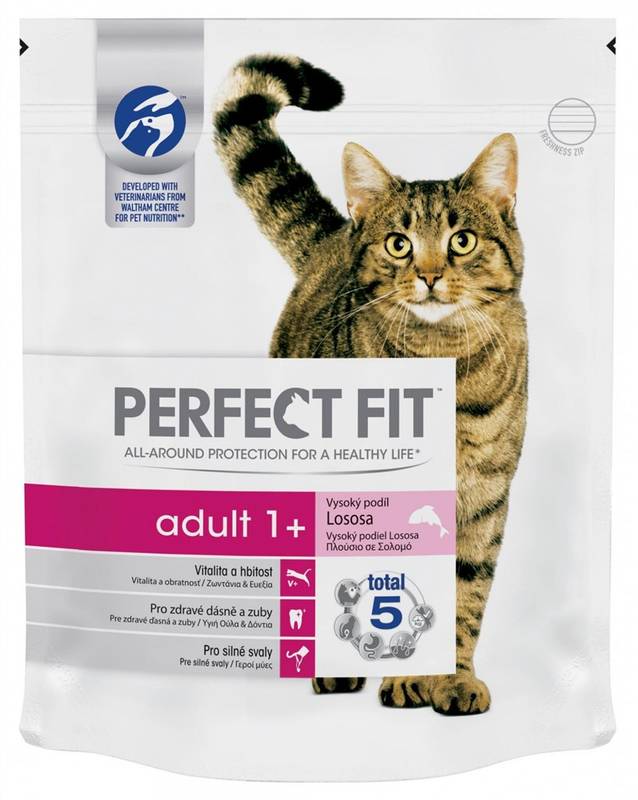 Obrázok Perfect Fit Cat Adult s lososem 750g