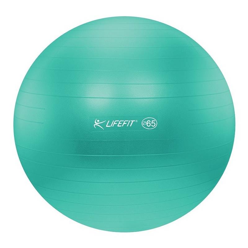 Obrázok Gymnastický míč LIFEFIT ANTI-BURST 65 cm, tyrkysový