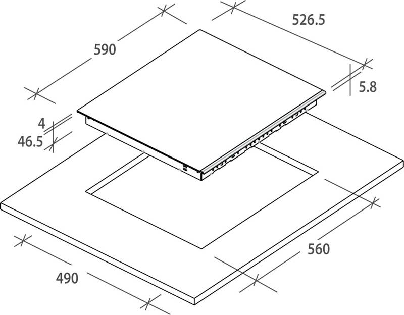 Obrázok CANDY CH64XB (33801795)