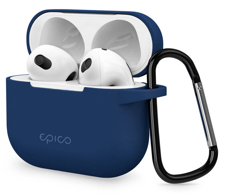 Obrázok Epico Outdoor Cover s karabínou pre Apple AirPods 3 (9911101600019) modré