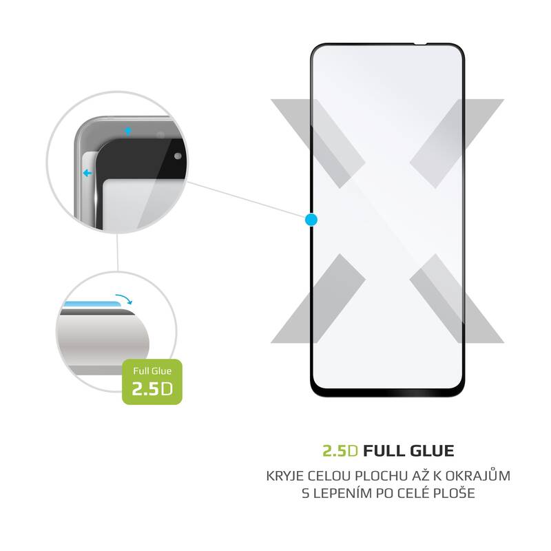 Obrázok FIXED FullGlue-Cover pre Xiaomi Redmi Note 10 5G čierne (FIXGFA-707-BK)