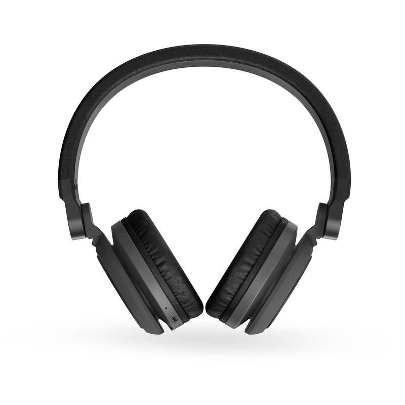 Obrázok ENERGY Headphones BT Urban 2 Radio Graphite, Bluetooth sluchátka s vestavěným FM rádiem a microSD MP3 přehrávačem