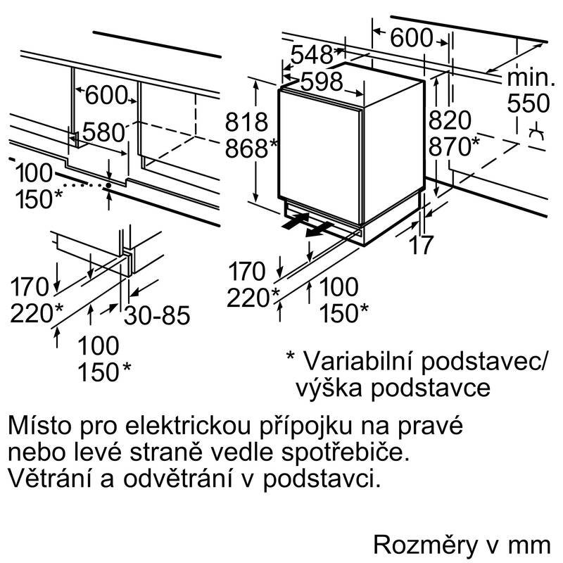 Obrázok Bosch KUR15AFF0