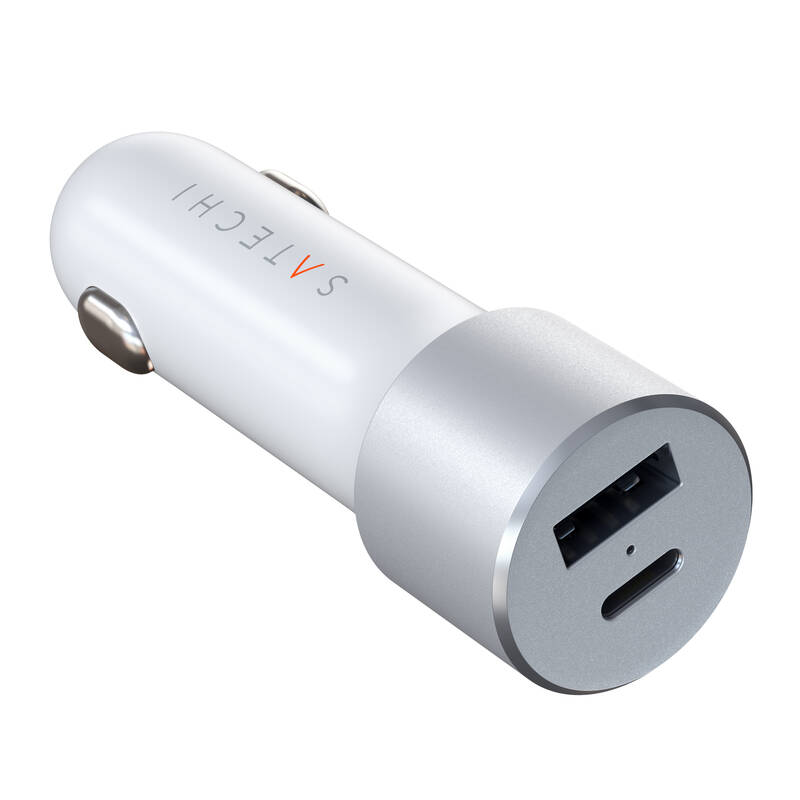 Obrázok Satechi 72W 1x USB, 1x USB-C PD (ST-TCPDCCS) strieborný