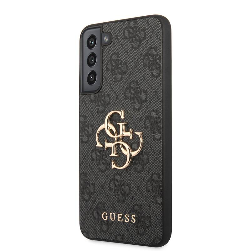 Obrázok Guess PU 4G Metal Logo Zadní Kryt pro Samsung Galaxy S23+ Grey