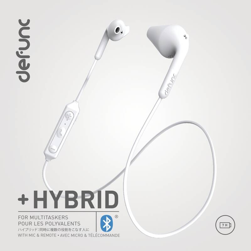 Obrázok Defunc BT Earbud PLUS Hybrid biela