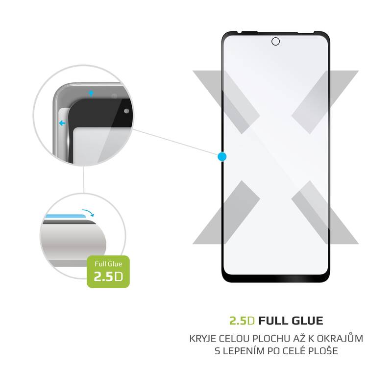 Obrázok FIXED FullGlue-Cover pre Motorola Moto G40 čierne (FIXGFA-739-BK)