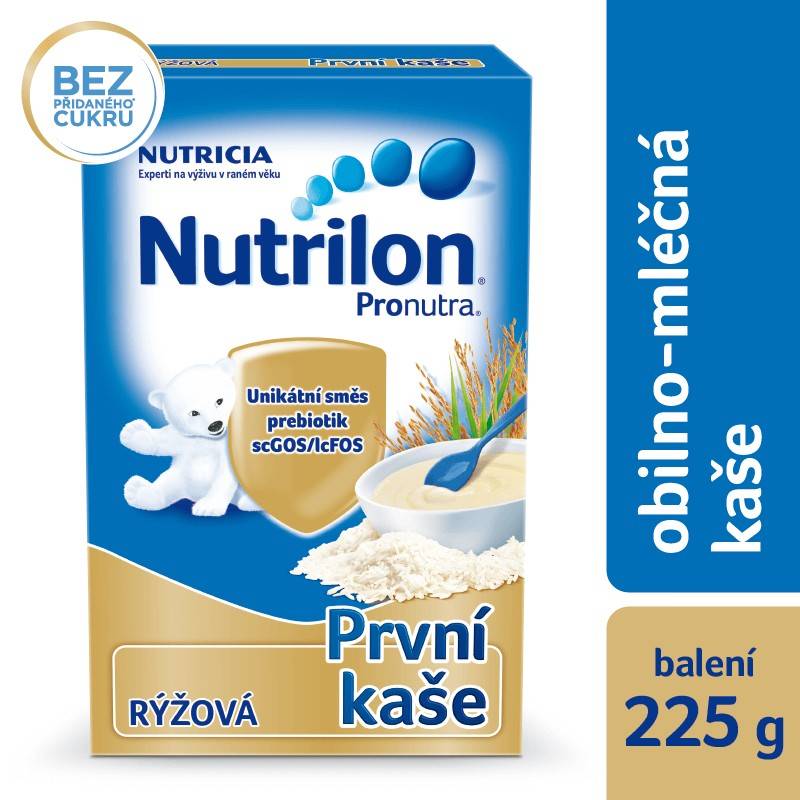 Obrázok Nutrilon Pronutra mliečna kaša prvý ryžová 225 g (8590340146763)