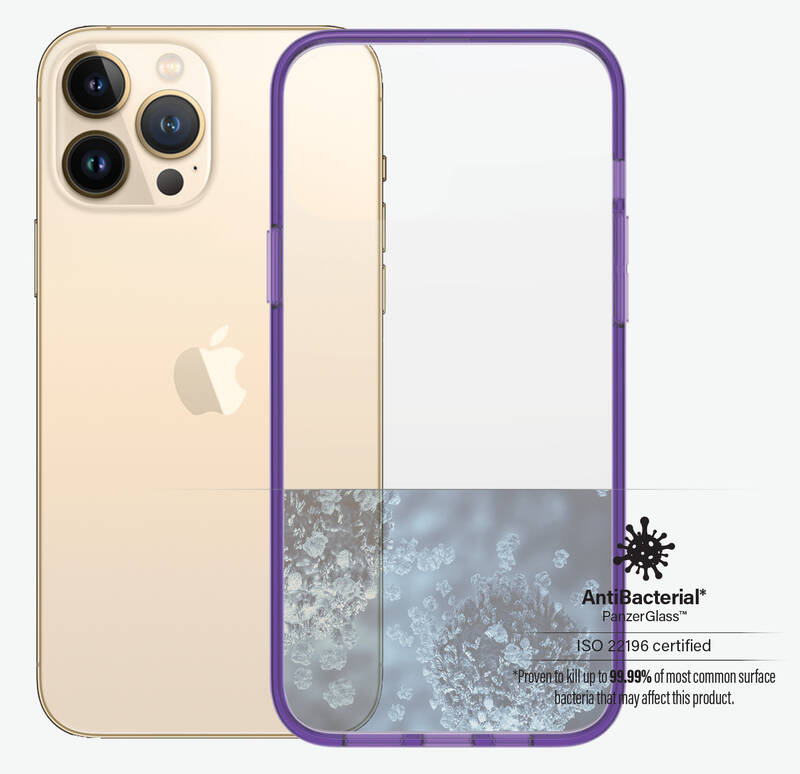 Obrázok PanzerGlass ClearCaseColor na Apple iPhone 13 Pro Max (0342) fialový/priehľadný