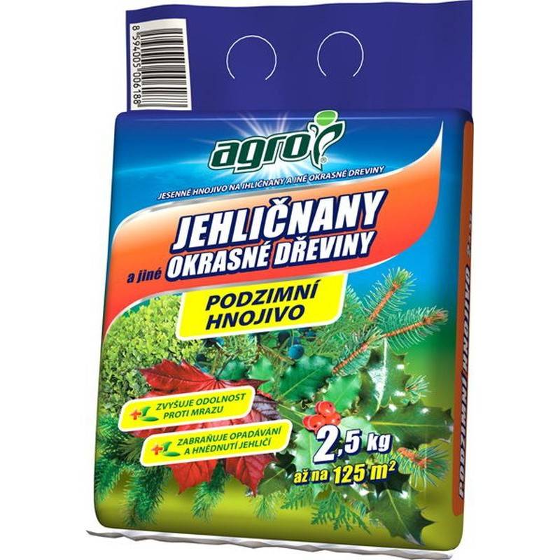 Obrázok Hnojivo Agro  Podzimní hn. pro jehličnany 2.5kg 000329