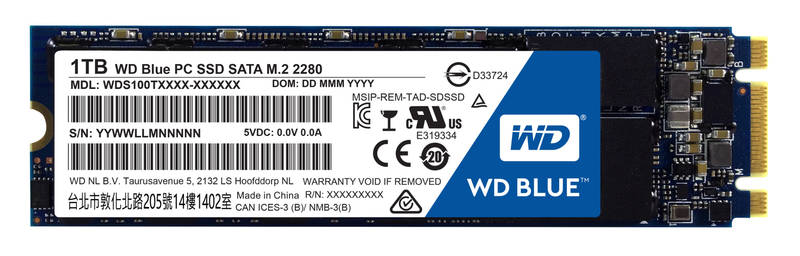 Obrázok Western Digital Blue M.2 3D NAND 1TB (WDS100T2B0B)