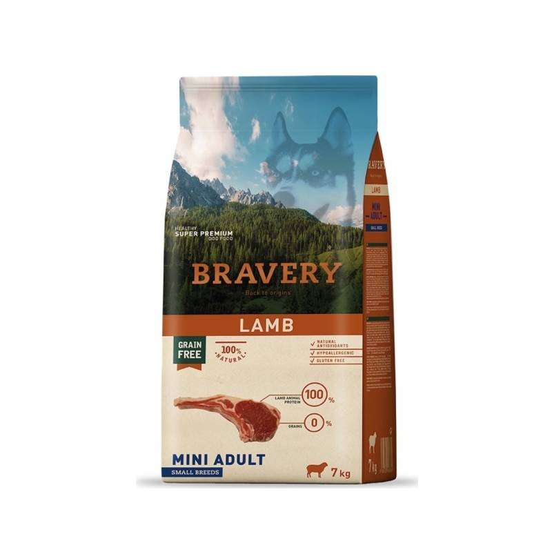 Obrázok Bravery dog ADULT MINI lamb 7kg