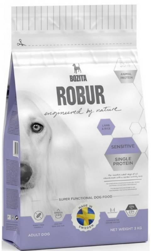 Obrázok Bozita Robur DOG Sensitive Single Protein Lamb 23/13  950 g