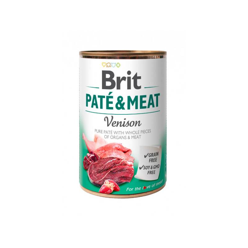 Obrázok Brit Dog konz Paté & Meat Venison 800g