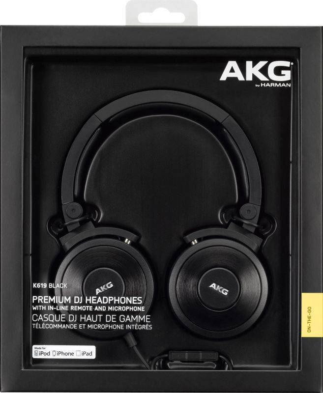 Slúchadlá AKG K619 Black čierna | HEJ.sk