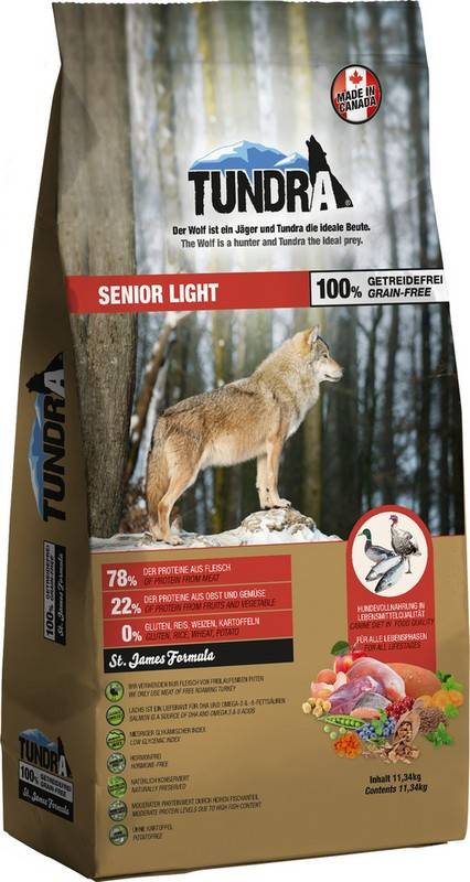 Obrázok Tundra Dog Senior/Light St. James Formula 11,34 kg