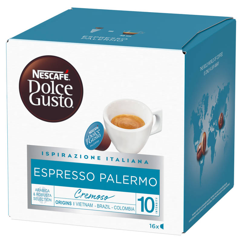 Obrázok NESCAFÉ® Dolce Gusto® Espresso Palermo kávové kapsle 16 ks