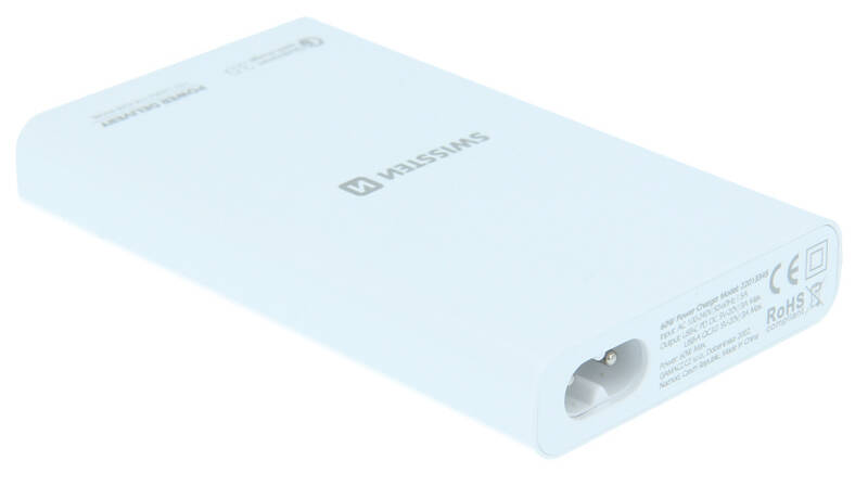 Obrázok Swissten nabíječka pro notebook 60W USB 2xUSB-C (22013345)