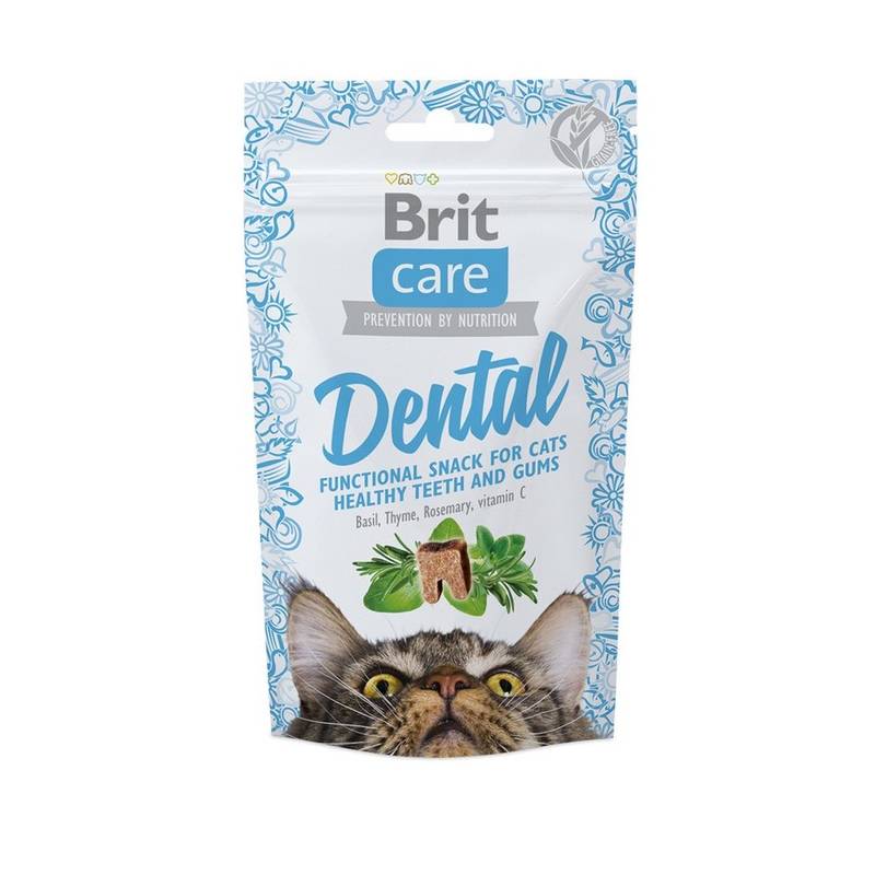 Obrázok Brit Care Cat Snack Dental 50g