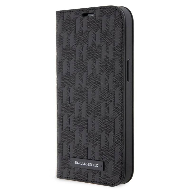 Obrázok Karl Lagerfeld PU Saffiano Monogram Book Pouzdro pro iPhone 14 Black