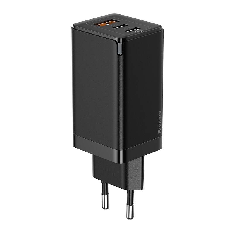 Obrázok Baseus GaN Quick Travel Charger 65W Black (CCGAN-B01)