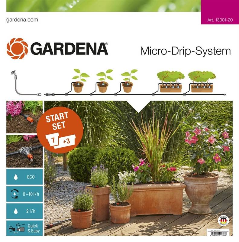 Obrázok Gardena 13001-20 Štartovacia súprava pre rastliny v črepníkoch M