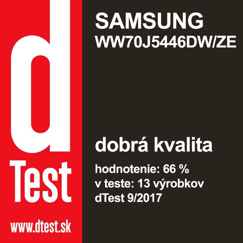 Obrázok Automatická práčka Samsung WW70J5446DW/ZE biela + navyše zľava 10% + Doprava zadarmo
