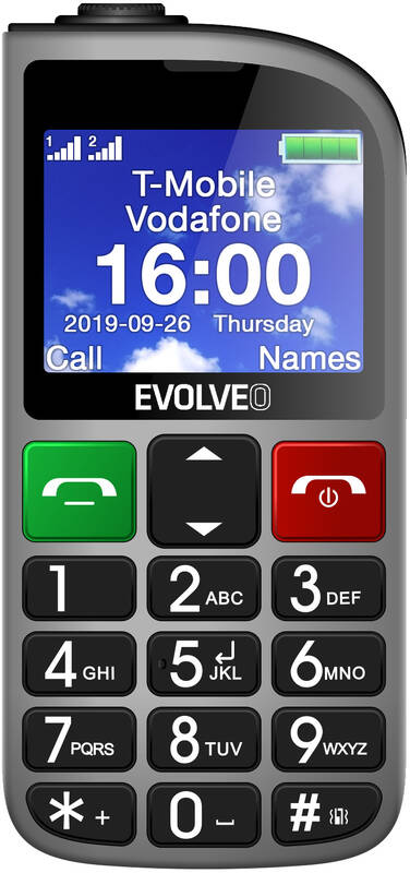 Obrázok EVOLVEO EasyPhone FM stříbrná (EP-800-FMS)