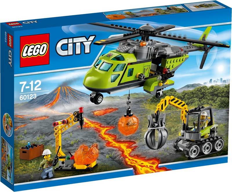 Obrázok Sopka - zásobovacia helikoptéra-Lego