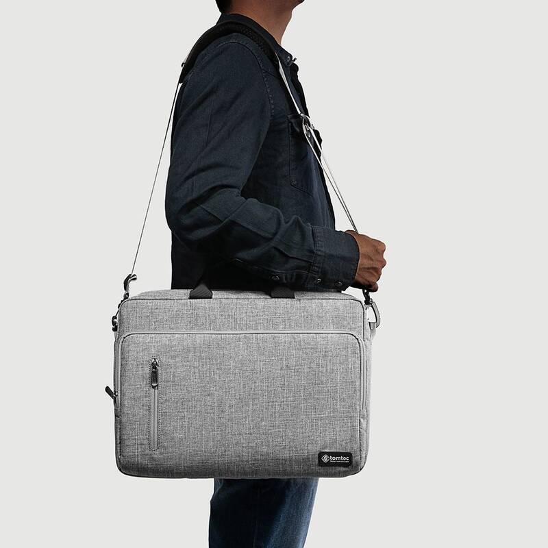 Obrázok tomtoc Shoulder Bag na 16'' MacBook Pro 2019 (TOM-A50-E01G) sivá