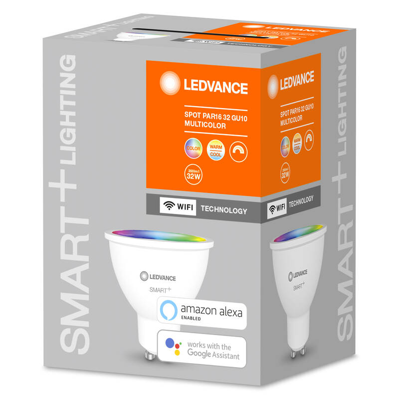 Obrázok Ledvance LED RGBW Stmievateľná žiarovka SMART+ GU10/5W/230V 2700K-6500K - Ledvance P224705