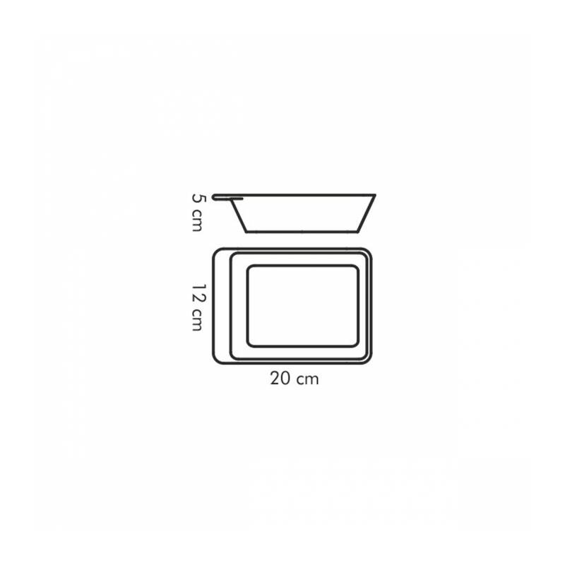 Obrázok Miska na zapekanie servírovacia GUSTO 20x12 cm