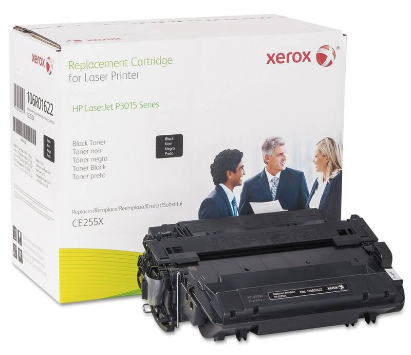 Obrázok Xerox alternativní cartridge HP CE255X s čipem pro LaserJetP3015, (12.500str, black) 106R01622