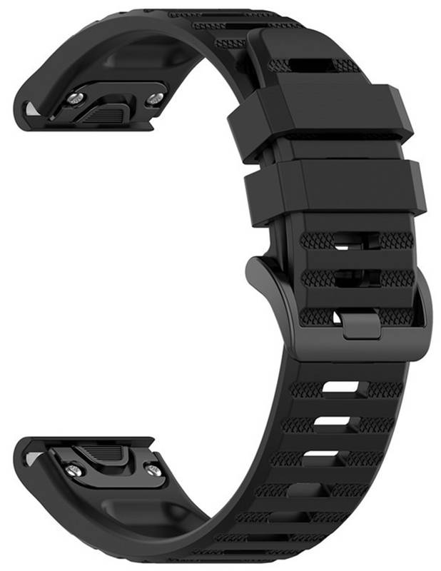 Obrázok FIXED Silicone Strap na Garmin QuickFit 26 mm (FIXSST-QF26MM-BK) čierny