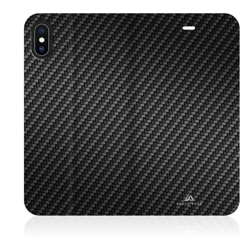 Obrázok Black Rock Flex Carbon Booklet pro Apple iPhone X/Xs (BR1062ECB02) čierne