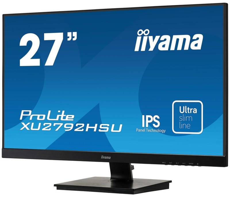 Obrázok 27'' iiyama XU2792HSU-B1: IPS, FullHD(16:9)@75Hz, 250cd/m2, 4ms, VGA, HDMI, USB, DP, USB, černý XU2792HSU-B1