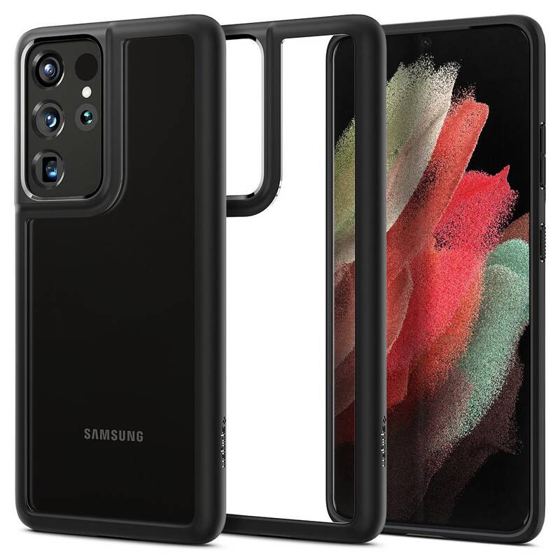 Obrázok Spigen Ultra Hybrid na Samsung Galaxy S21 Ultra 5G (ACS02352) čierny