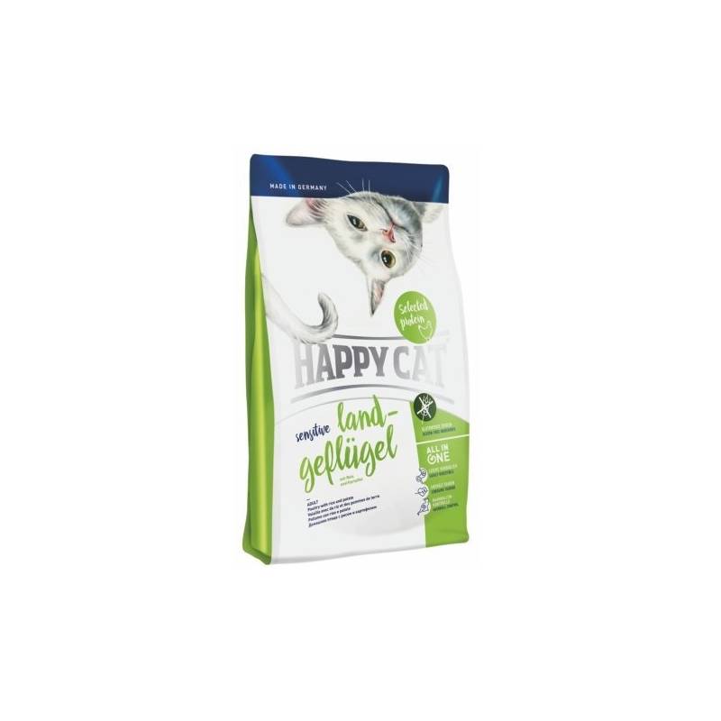 Obrázok HAPPY CAT SENSITIVE Land Geflügel - Venkovská drůbež 4 kg