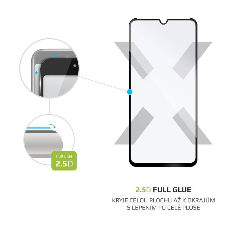 Obrázok FIXED FullGlue-Cover pre Motorola Moto G8+ čierne (FIXGFA-616-BK)