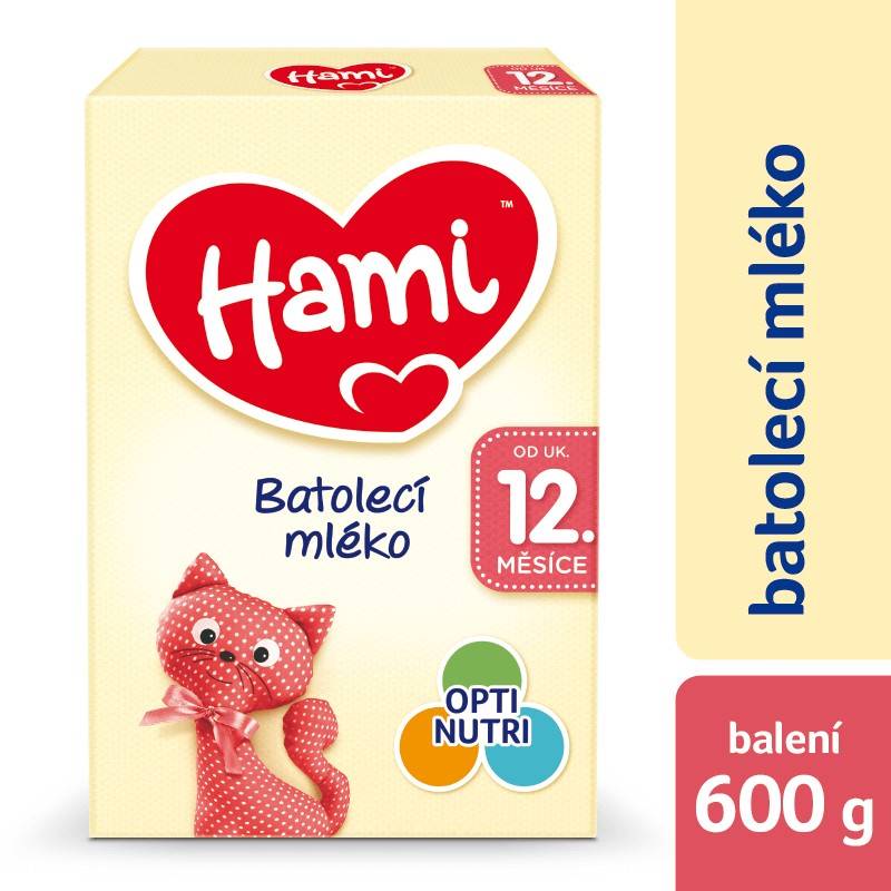 Obrázok Hami 12 Batoľacie mlieko 600 g (5900852930980)