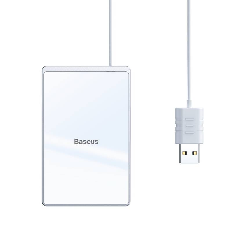 Obrázok Baseus Ultra-thin Card 15W (WX01B-S2) strieborná