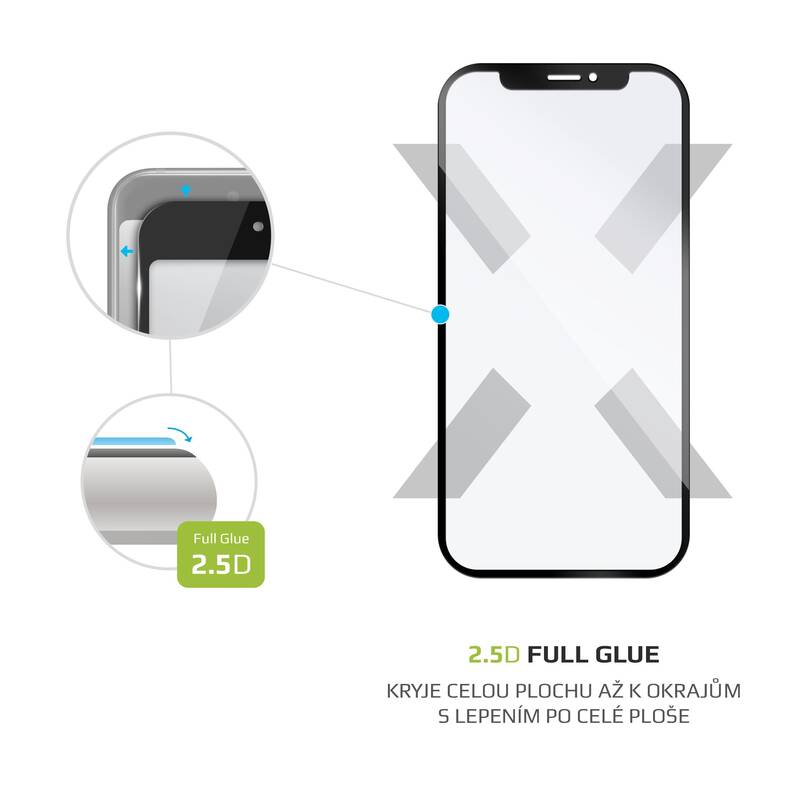 Obrázok FIXED Full-Cover na Motorola Moto G8 Power Lite (FIXGFA-548-BK) čierne