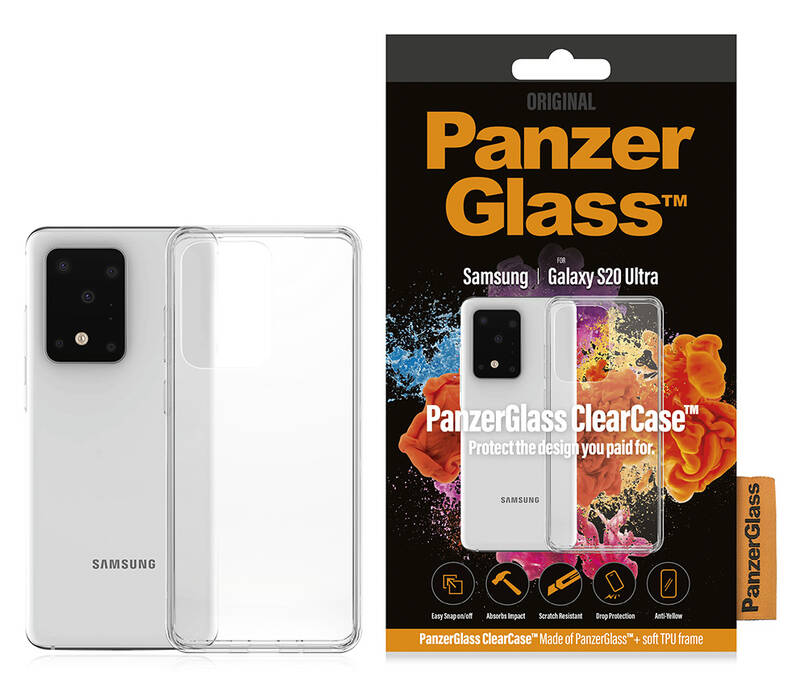 Obrázok PanzerGlass pro Samsung Galaxy S20 Ultra priehľadný