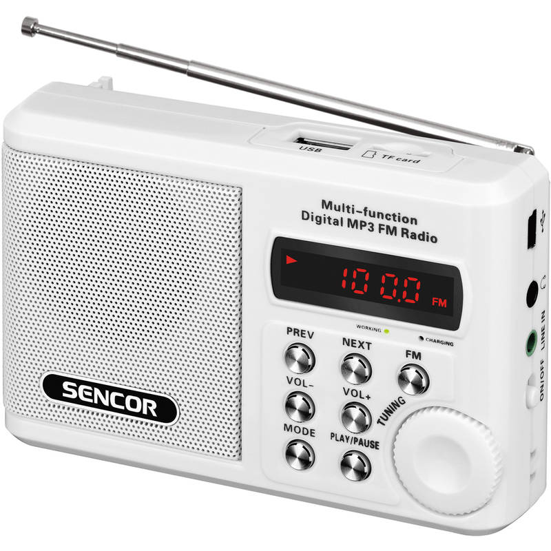 Obrázok Sencor SRD 215 W RÁDIO S USB/MP3