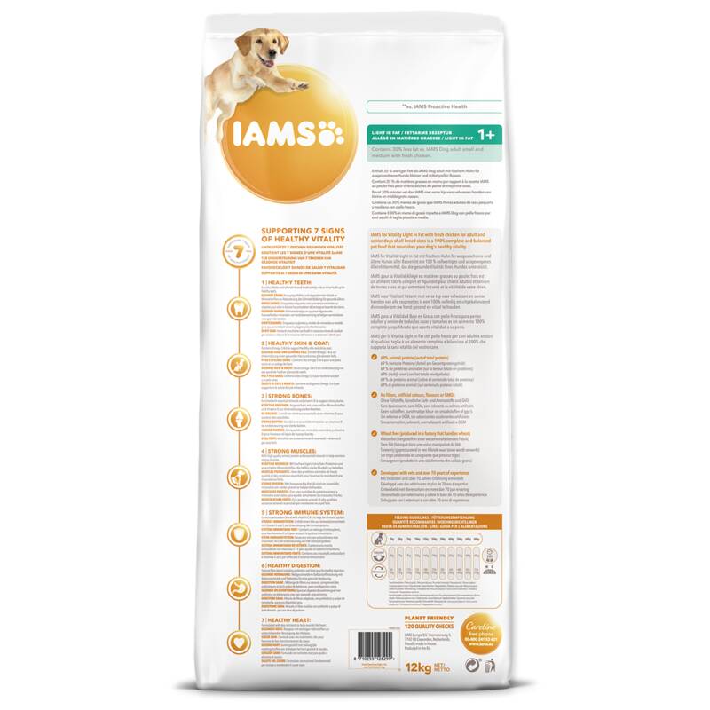 Obrázok Iams Dog Adult Weight control Chicken 12kg